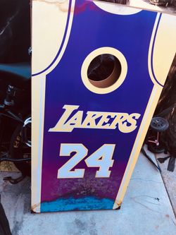 Lakers Kobe #24 Cornhole Board