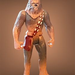 Vtg Star Wars Chewbacca Classic Edition Figure Figurine Brown Toy