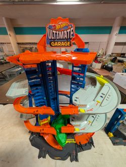 Hot Wheels Ultimate Garage Playset Tower Track Dinosaur Launcher Toy Set