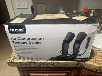 NEW IN BOX | FitKing Air Compression Leg Therapy Kit w/ Remote