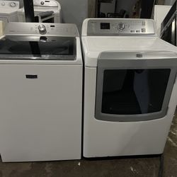 Maytag Bravo Xl Set Washer And Dryer Electric 