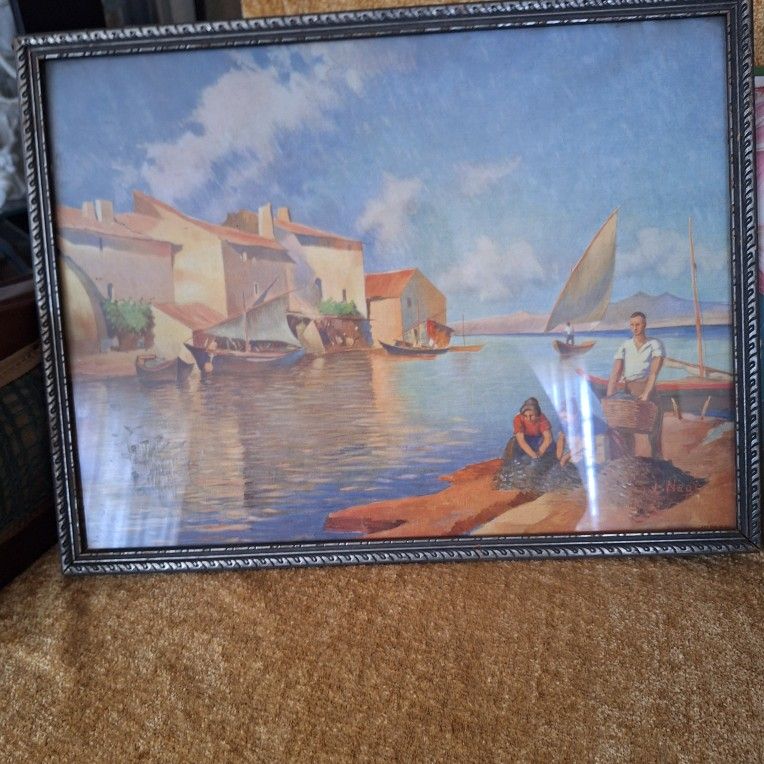 Antique/Vintage Mediterranean Themed Print