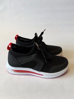 Ecko Black and Red Athletic Sneakers