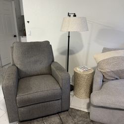 Grey Recliner Chair