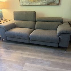 Modern Reclining Sofa (power)