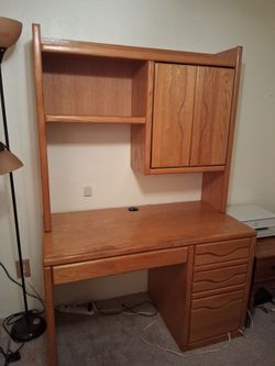 Solid Oak desk