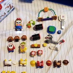 Lego Super Mario Toy Lot Bundle Of Sets & Minifigures COMPLETE Sets