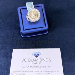 Ring Versace Diamonds 10k Gold Diamonds 