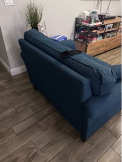 Teal Chair and a half