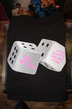Anti Social Social Club “Best Of Luck” Dice Shirt XL ASSC