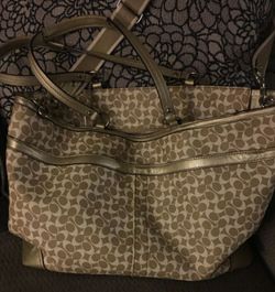 Coach diaper bag