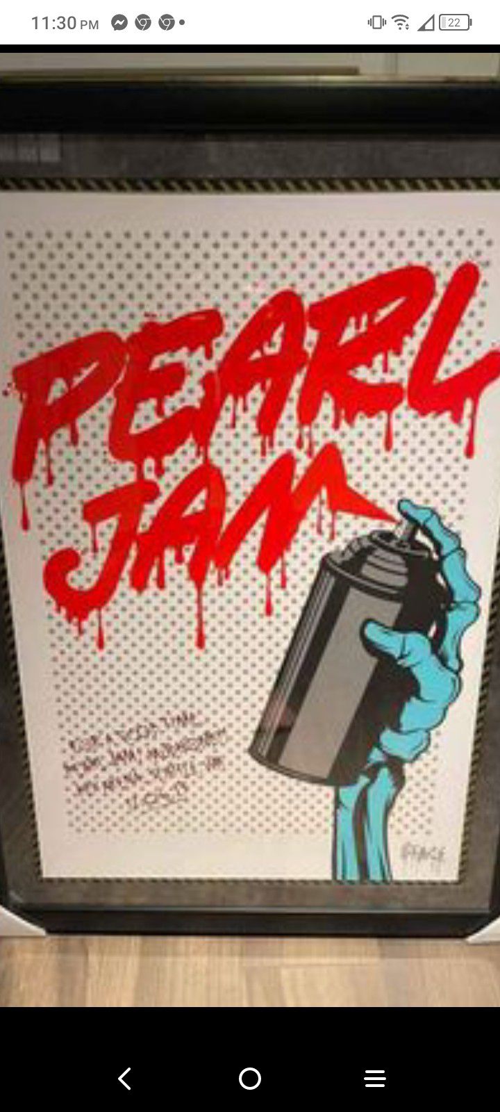 Pearl Jam Collectable Concert Poster
