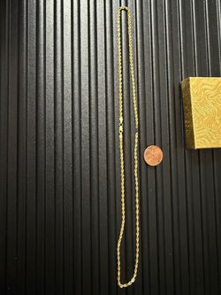 14K Rope Necklace
