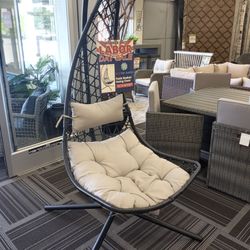 Patio Basket Swing Chair