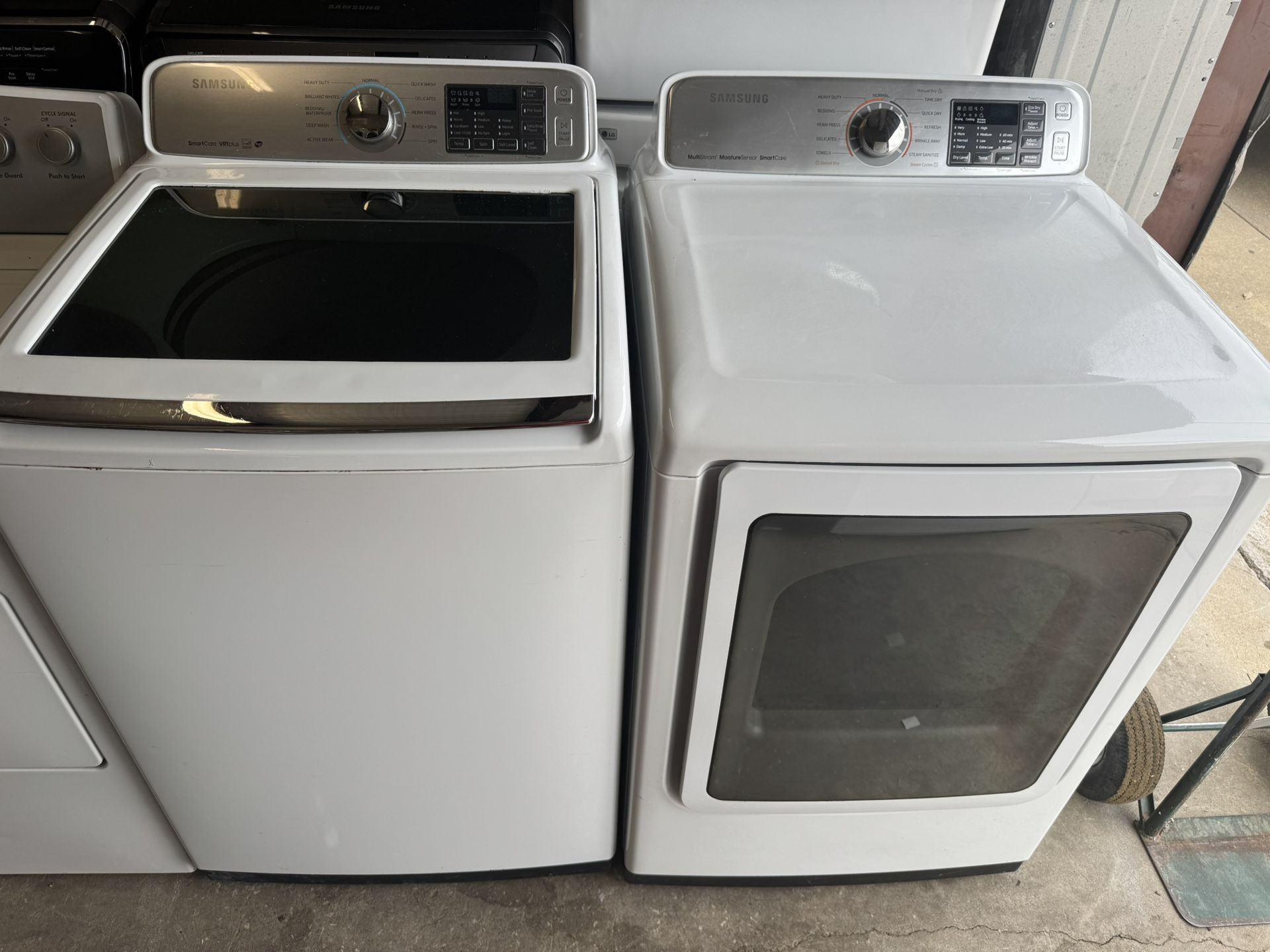 Samsung Washer And Samsung Electric Dryer