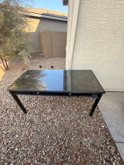 black desk