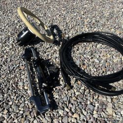 Seastar Hydraulic Boat Steering System Helm Pump Ram Hoses Wheel 