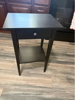 Black Side Table/Nightstand