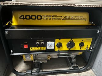 Champion 4000watt generator