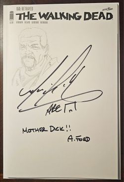The Walking Dead #150 Image Comics- Blank Variant Signed By M. Cudlitz NM 🔥🔥🔥