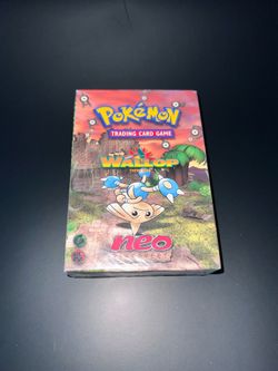2001 release Wallop Themed Pokémon deck Unopened