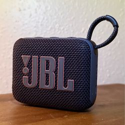JBL Go4 Portable Bluetooth Waterproof Speaker - Black: USB-C, Outdoor Use, IP67, 9Hr Battery