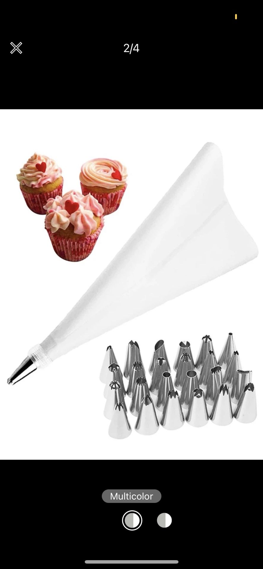 Cake Cream Squeezing Set/ Piping Bag