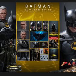 1/6 Hot Toys Batman Modern Suit The Flash (2023) MMS712 Batman (Modern Suit) 1/6th Scale Collectible Figure