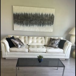 Leather Couches 108 Inches Long, Good Condition $100 Each