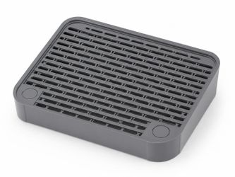 Cat Litter Pedal Mat Anti-Tracking Litter Catcher Step Tray Gray New