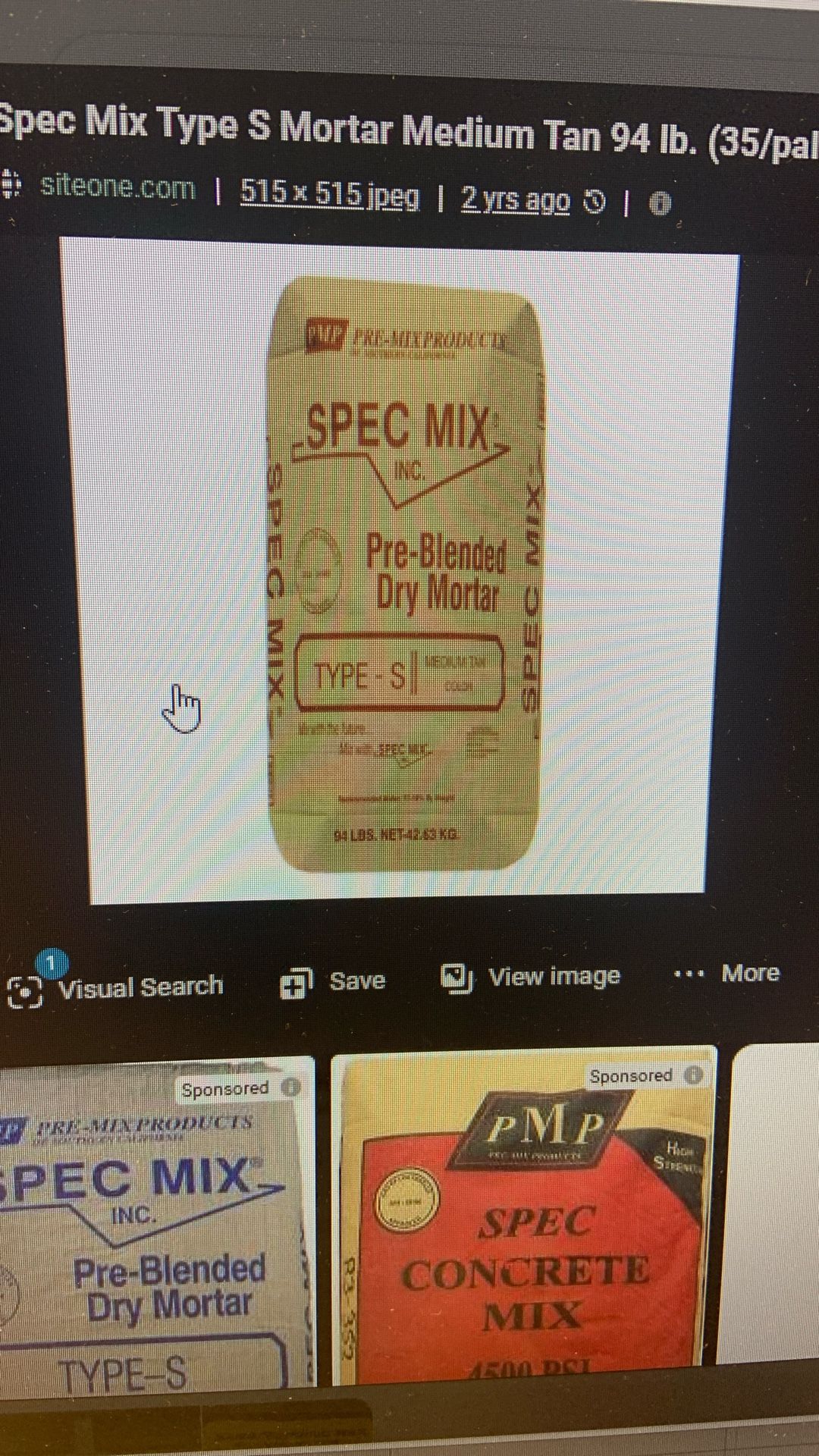 Free 7 100-pound Bags Of Tan Colored Spec Mix (mortar)