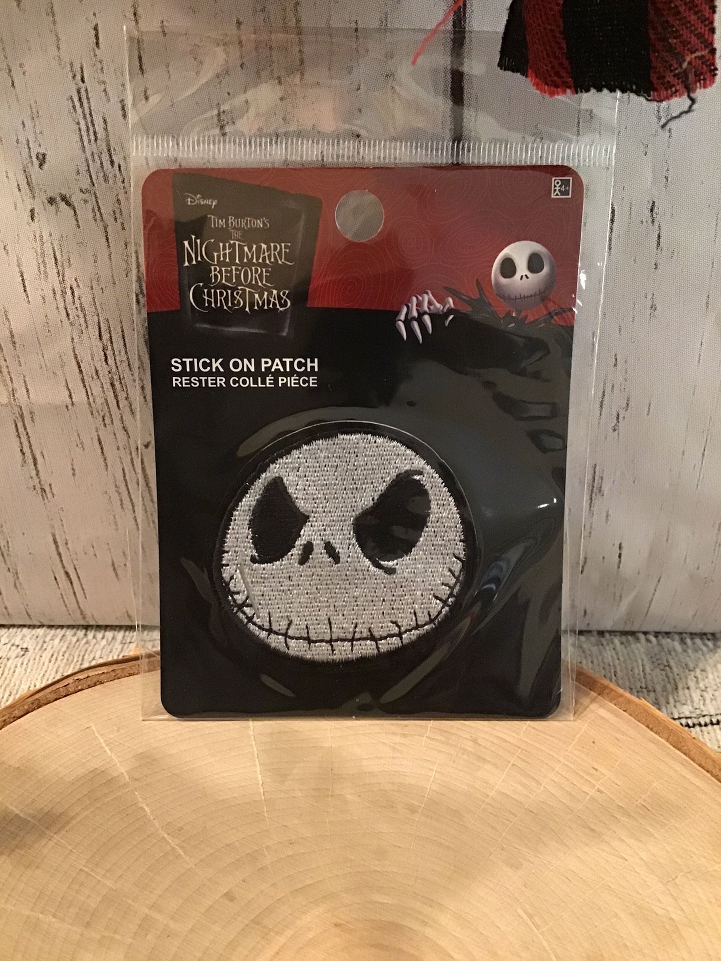 Disney Nightmare Before Christmas Jack Skellington Iron On Patch