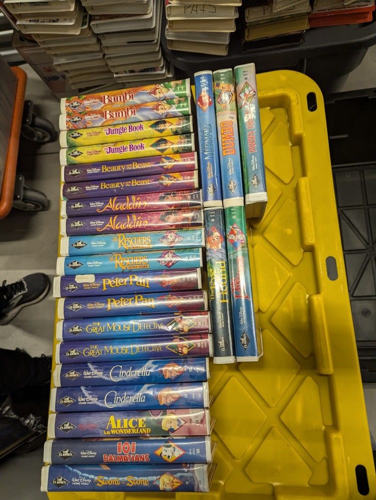 Black Diamond Classics/Silver Classics Disney VHS