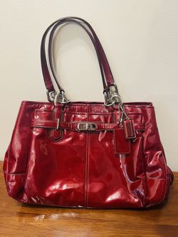 Beautiful Red Coach Purse