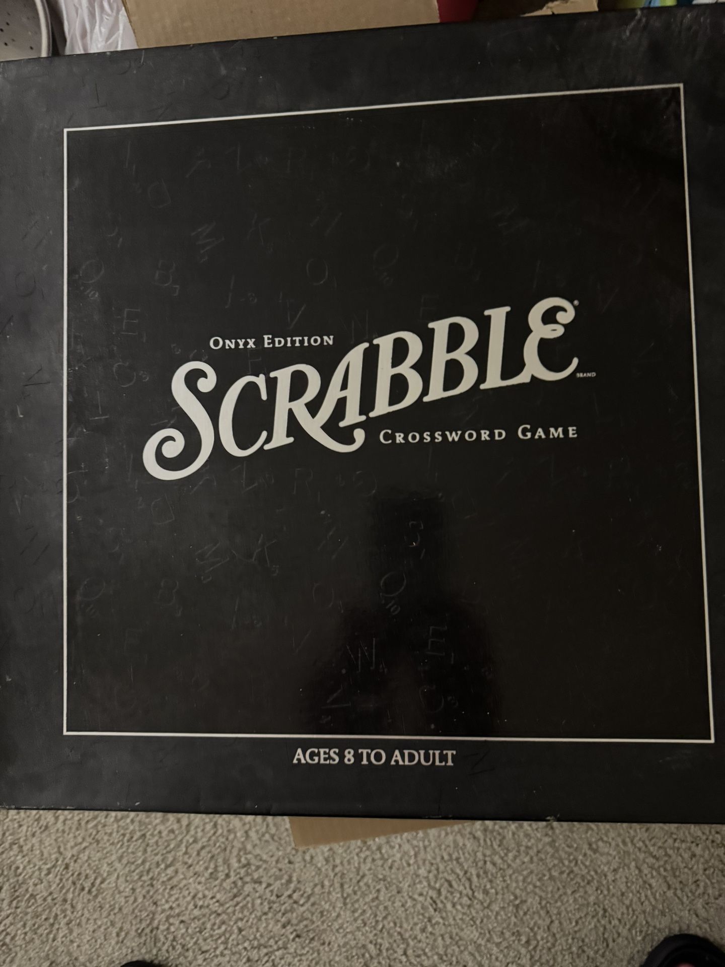 DELUXE!! Scrabble Onyx Edition Game from Hasbro