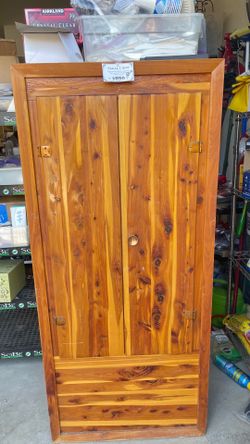 Antique Cedar wardrobe chest