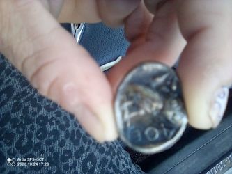 Old Worn Metal Coin