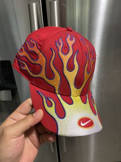 Nike Air Flames RED Cap Hat 2025 Retro NEW 
