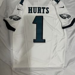 Jalen Hurts Philadelphia Eagles Nike Vapor Fuse Limited White Size L