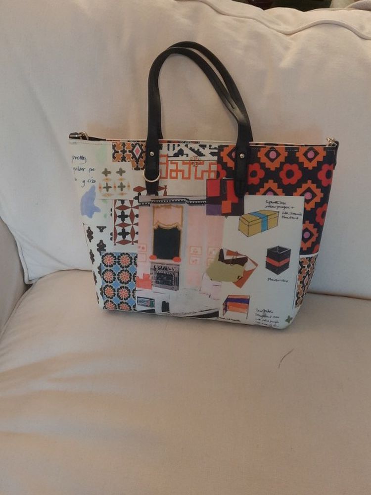 Tory Burch Small Printed Tote