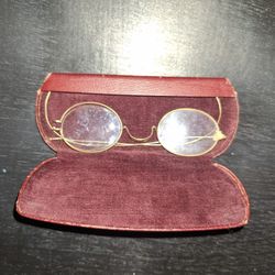 Vintage Gold Rimmed Wire Glasses