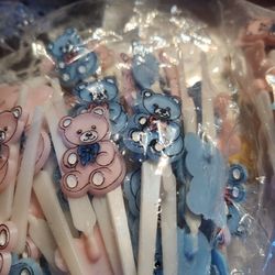 432 TEDDY BEARS CUPCAKE PICKS MADE BY COAST-PICKS PARA CUPCAKES 
