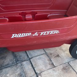 Red Radio Flyer Wagon 