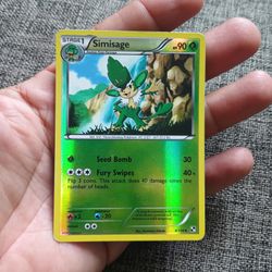 Pokémon Simisage Reverse Holo Black & White 1 8/114 Pokémon card