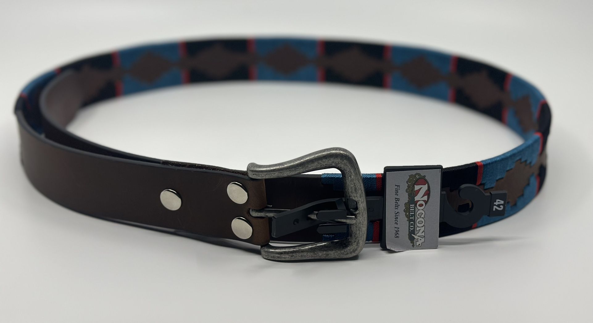 NOCONA MEN'S AZTEC EMBROIDERED WESTERN BELT