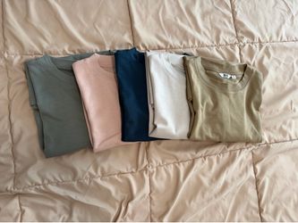 AIRism Cotton Oversized T-Shirt | Half-Sleeve Size US Small