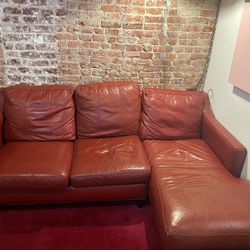 Red Sectional Couch - Soft And Comfortable!