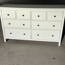 8 DRAWER IKEA HEMNES DRESSER White Laminate