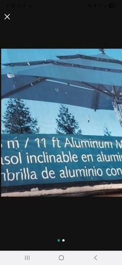 Almost New Patio Umbrella Costco Proshade Canopy