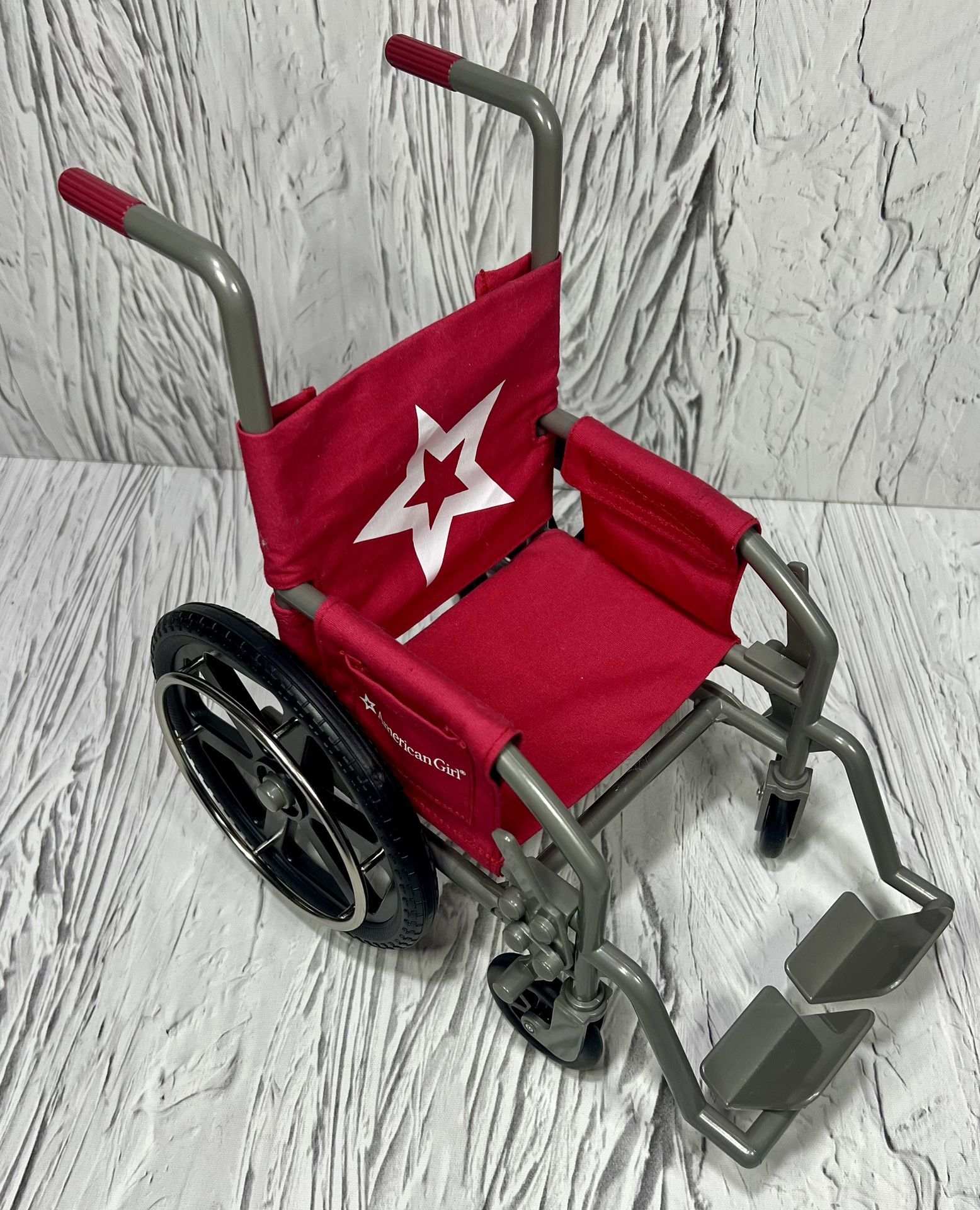 American Girl Doll Get Better Medical Wheelchair Red For 18” Dolls Wellness